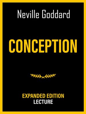cover image of Conception--Expanded Edition Lecture